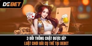 3 Đôi Thông Chặt Được Gì? Luật Chơi Bài Cụ Thể Tại DEBET